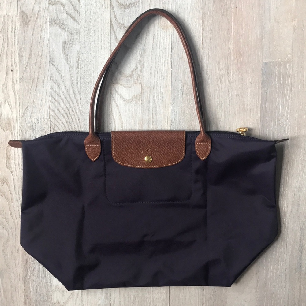 Purple Long Champ bag